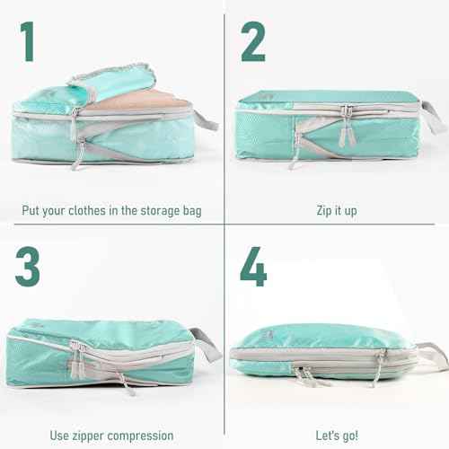 6 Set Compression Packing Cubes