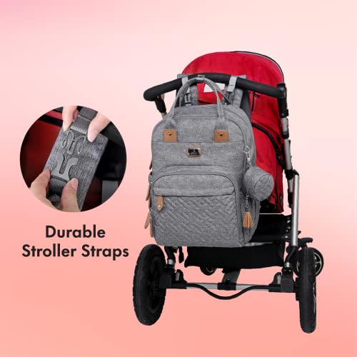 Diaper Bag Backpack with Portable Changing Pad