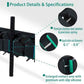 Vertical Fishing Rod Holder Wall Mount