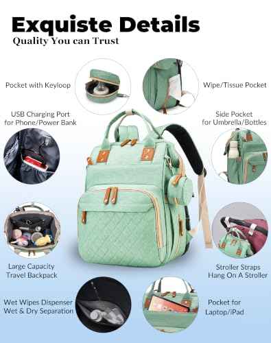 Diaper Bag with Changing Station