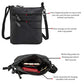 Small Crossbody Bags for Women Genuine Leather Travel Purse Vintage Sling Shoulder Bag with Adjustable Strap & Zipper Pockets