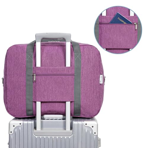 For Spirit Airlines Personal Item Bag 18x14x8 Foldable Travel Duffel Bag Tote Duffle Carry on Luggage for Women and Men 30L