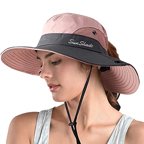 Women's Ponytail Safari Sun Hat