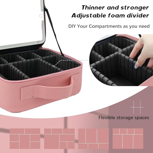 Makeup Bag with Led Mirror