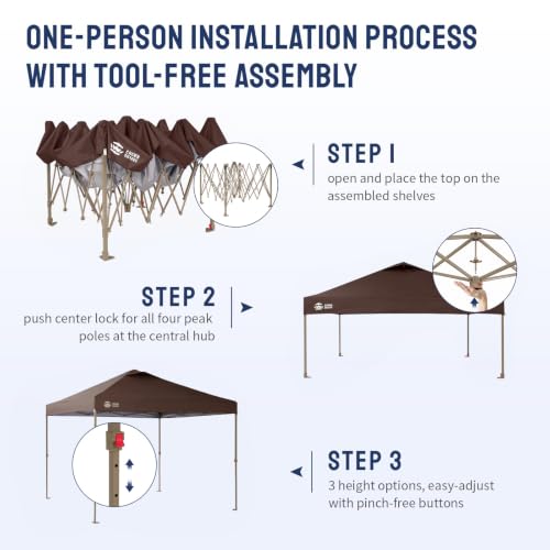Gazebo 10x10 Pop Up Canopy with Mosquito Netting