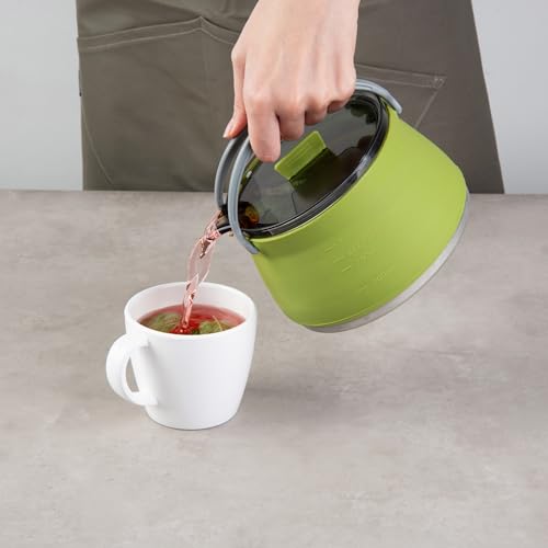 1L Green Silicone Collapsible Kettle (20 Count)