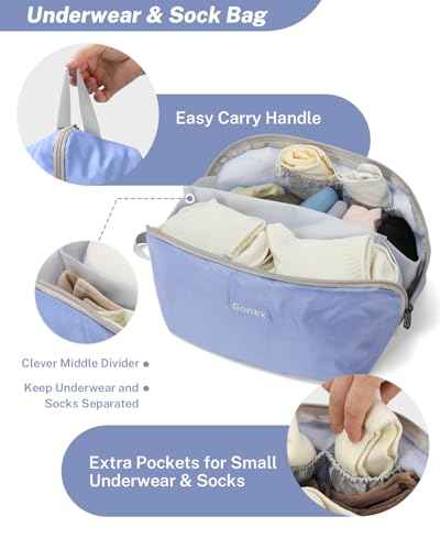 Compression Packing Cubes for Travel (10 Count)