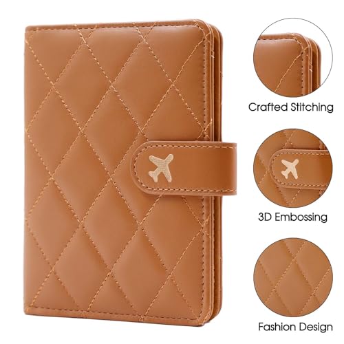 Premium Leather Passport Holder Covers Case