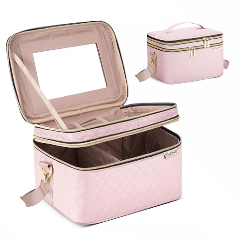 Double Layer Travel Makeup Bag Women