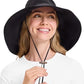 Women's Ultra Wide Cotton Linen Hat UPF 50+