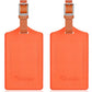 2 Pack Luggage Tags for Suitcases Airplane Travel Essentials (2 Count)