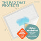 Organic Cotton Enhanced Disposable Changing Pad Liners (100 Count)