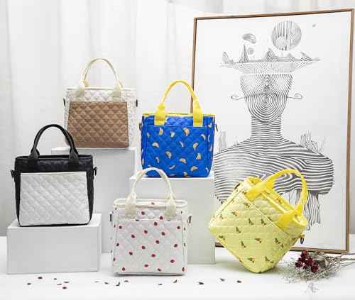 Lunch Box for Women Lunch Bags for Work for Teacher Nurse Mom Small Insulated LunchBag for Picnic Travel Shopping