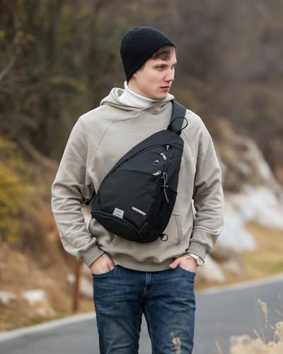 Large Sling Bag Crossbody Backpack Chest Pack for Men Women