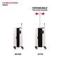 7272 Energie Expandable Hardside Luggage with Spinner Wheels and TSA Lock
