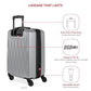 7272 Energie Hardside Expandable Luggage with Spinner Wheels