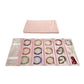 Travel Jewelry Roll Bag Portable Organizer Pouch With Grids&PVC Cover Storage Bags for Necklace