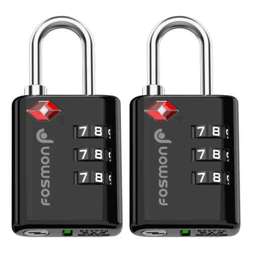 TSA Approved Locks for Luggage. Suitcase Locks with Open Alert Indicator