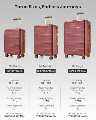 3 Piece Luggage Set 20 (3 Count)