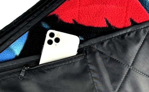 Waterproof 350 GSM Fleece or Sherpa Stadium Blanket