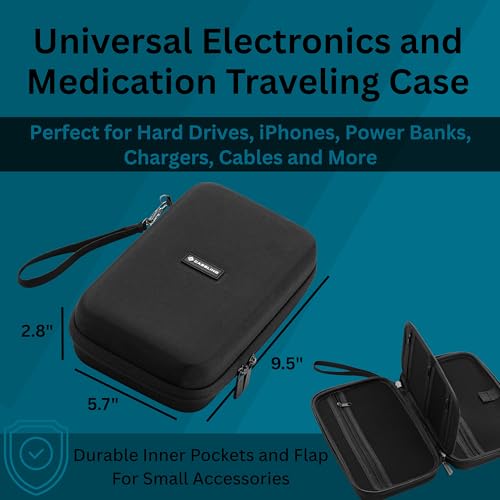 Hard EVA Electronics Travel Organizer