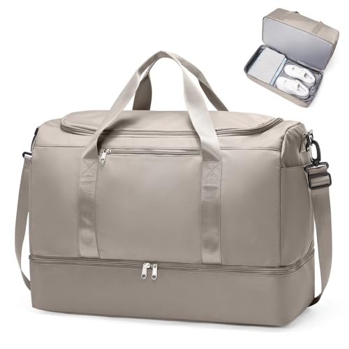 Travel Duffle Bag with Shoes Compartment