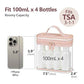 TSA Approved Toiletry Bag (2 Count)
