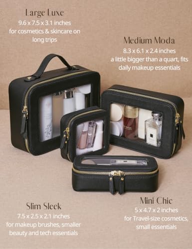 Clear Makeup Bag with Zipper
