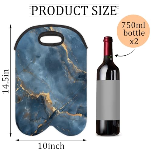 Wine Carrier Tote Personalized Bag for 2 Bottles