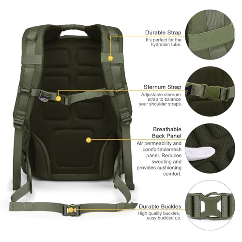 40L Tactical Backpack for Men