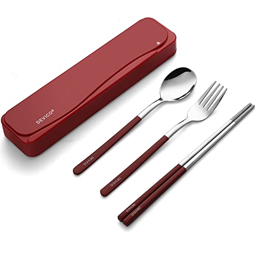 Travel Utensils with Case (4 Count)