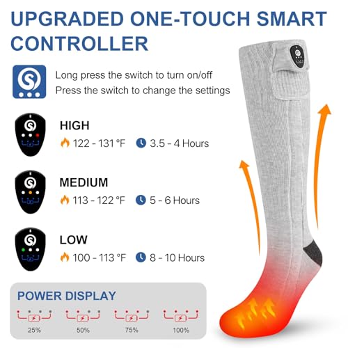 Heated Socks for Men Women
