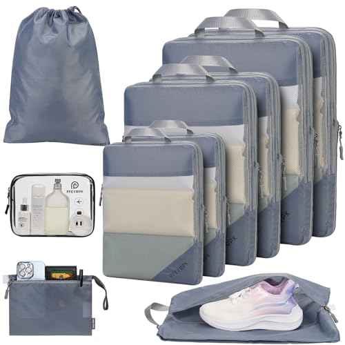 Compression Packing Cubes for Travel (10 Count)