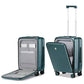 Grace Carry On Luggage with Wheels Airline Approved Hard Shell Suitcases with Front Pocket