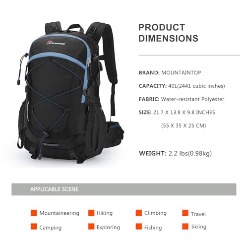 40L Hiking Backpack