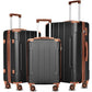 Luggage Sets 3 Piece Hardshell 8 Spinner Wheels Lightweight Suitcase Corner Guards Travel Luggage