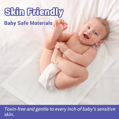 100 Pack Disposable Changing Pads for Baby (100 Count)