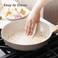 8inch Ceramic Nonstick Frying Pan Paella Pan with Lid