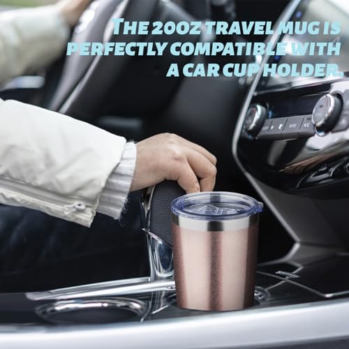 20oz Tumbler with Straw and Brush