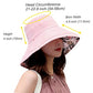 Women Floral Reversible Wide Brim Sun Hats Summer UV Protection Hiking Fishing Hat Wired Edge Beach Garden Lawn Work Cap Chin Strap