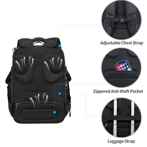 Laptop Backpack 18.4 Inch XXXL Computer Backpack for Men
