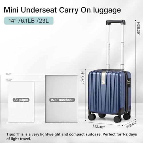 14 Inch Underseat Carry On Luggage