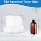 Travel Size Containers Travel Shampoo Bottles 4pcs 3.4oz TSA Approved Travel Containers for Toiletries Leak Proof Refillable Lotion Containers with Flip Cap Small Plastic Squeeze Bottles (4 Count)
