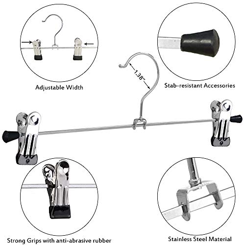 Pants Hangers with Clips (20 Count)