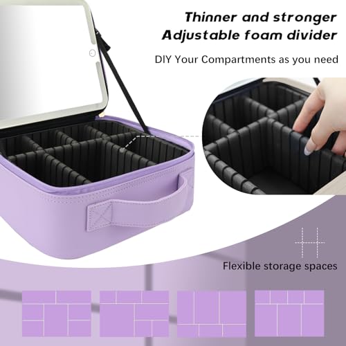 Makeup Bag with Led Mirror