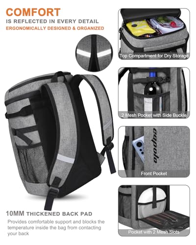 Cooler Backpack Insulated Leak Proof for Women Men Soft Cooler Bag