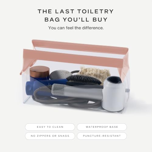 Parcel Clear Travel Kit with Zipperless Magnetic Closure