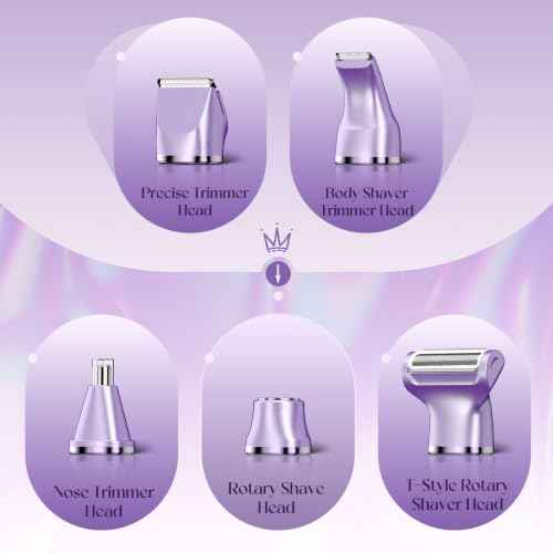 5-in-1 Bikini Trimmer for Women, Gifts for Women, Grooming Kit