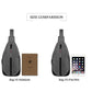 Small Crossbody Sling Backpack Anti Theft Backpack for Traveling Chest Bags for Men&Women Multipurpose Casual Daypack Hiking Shoulder Bag