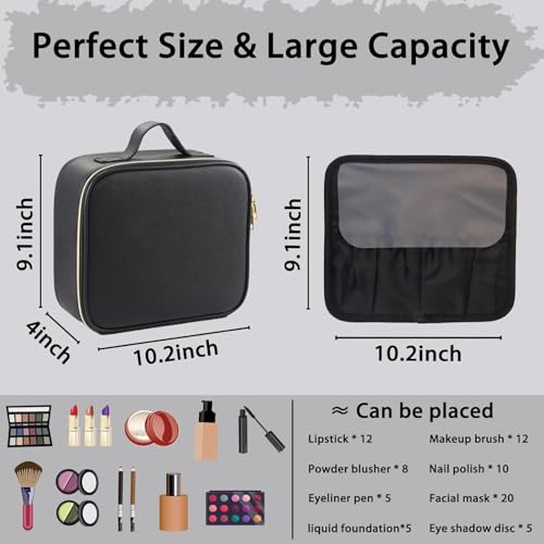 Makeup Bag with Led Mirror